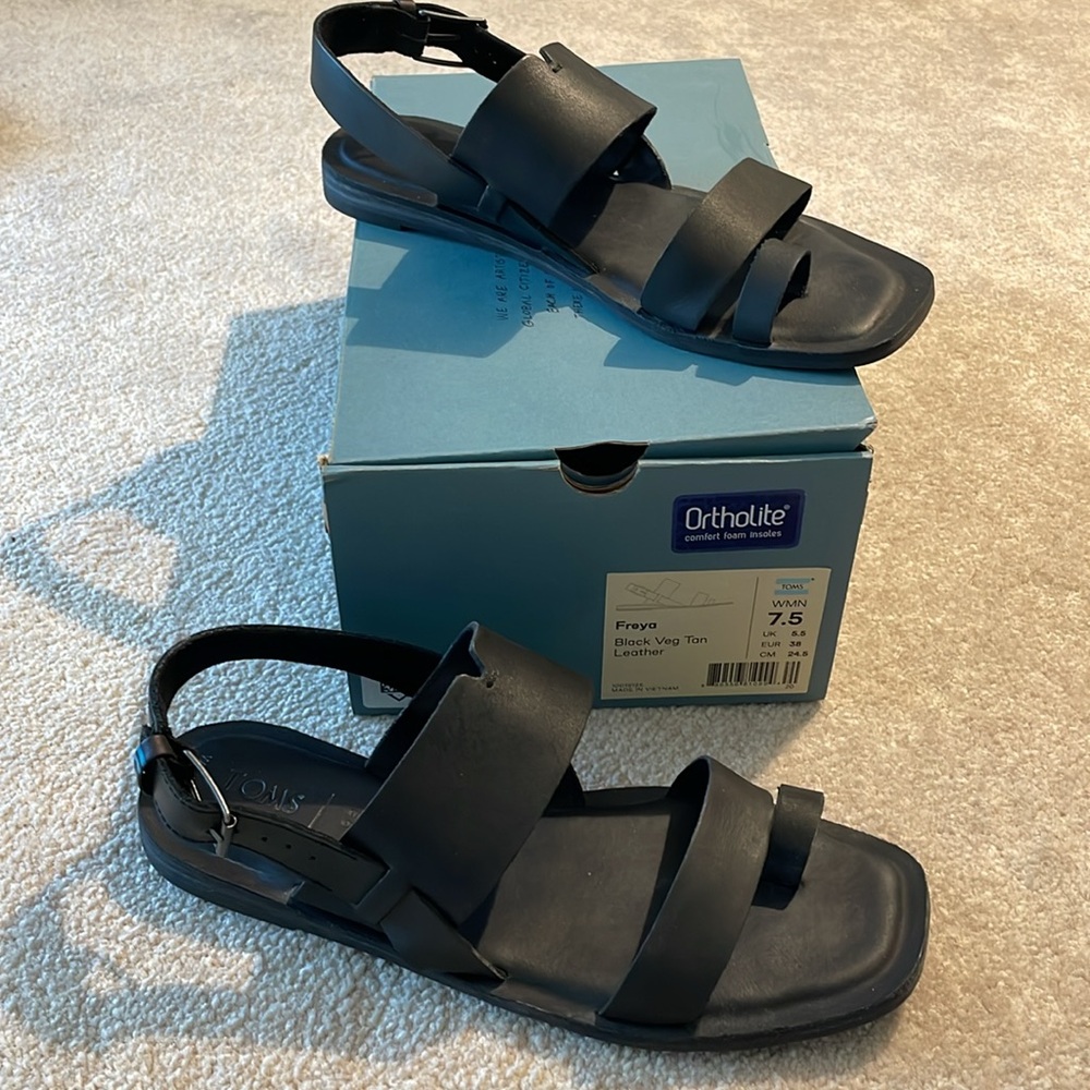 Toms Freya Toe Loop Sling Back Sandal - Picture 6 of 7